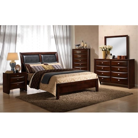 Myco Furniture Merlot Emily Twin Size Bed EM1550-T
